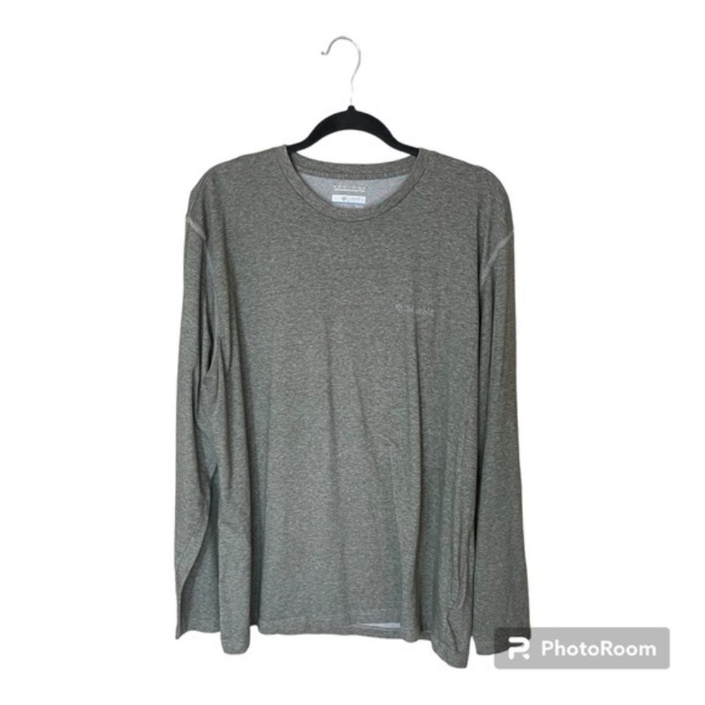 Columbia Grey Long Sleeve Omni-Wick Advanced Evaporation Shirt‎ Men’s Size XL
